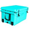 Hot Selling Blue color 65QT Outdoor cooler fish ice chest Box 2022 Popular Camping Cooler Box