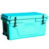 Hot Selling Blue color 65QT Outdoor cooler fish ice chest Box 2022 Popular Camping Cooler Box