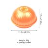 2pc Onion Plastic Storage Box; Onion Shaped Food Saver Storage Container; 450ml/15.8oz