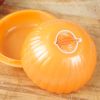 2pc Onion Plastic Storage Box; Onion Shaped Food Saver Storage Container; 450ml/15.8oz